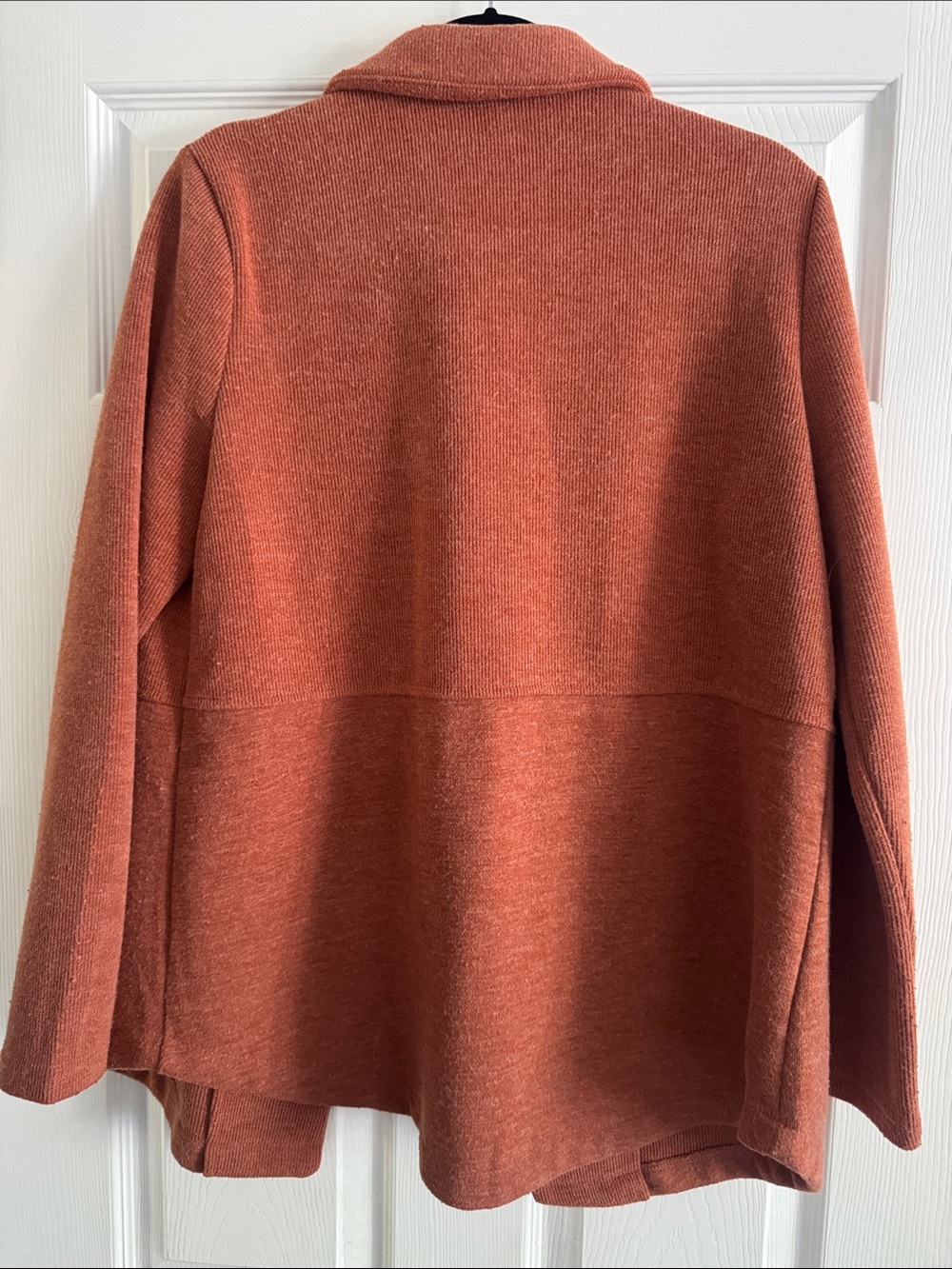 Doe & Rae Rust Knit Blazer - Picture 3 of 4